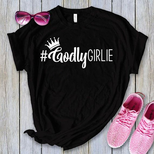 Godlygirle (style 4) - Short sleeve t-shirt