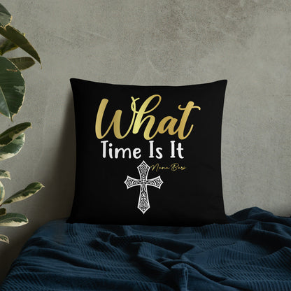 What Time Is It Pillow