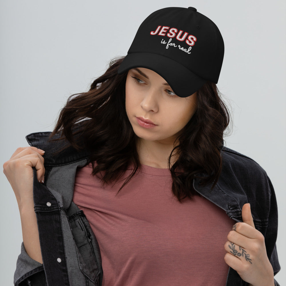 Jesus Is Real Dad Black Hat