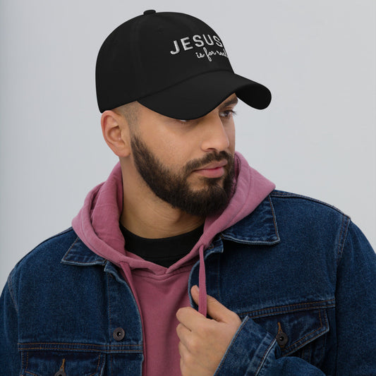 Jesus Is Real Dad Black Hat