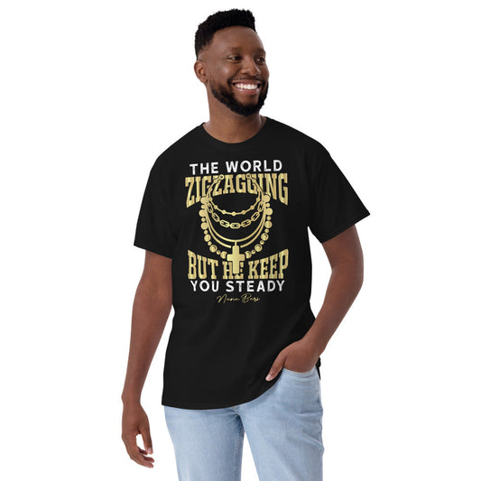 The World Zig Zag Going Men's Short Sleeve T-Shirt