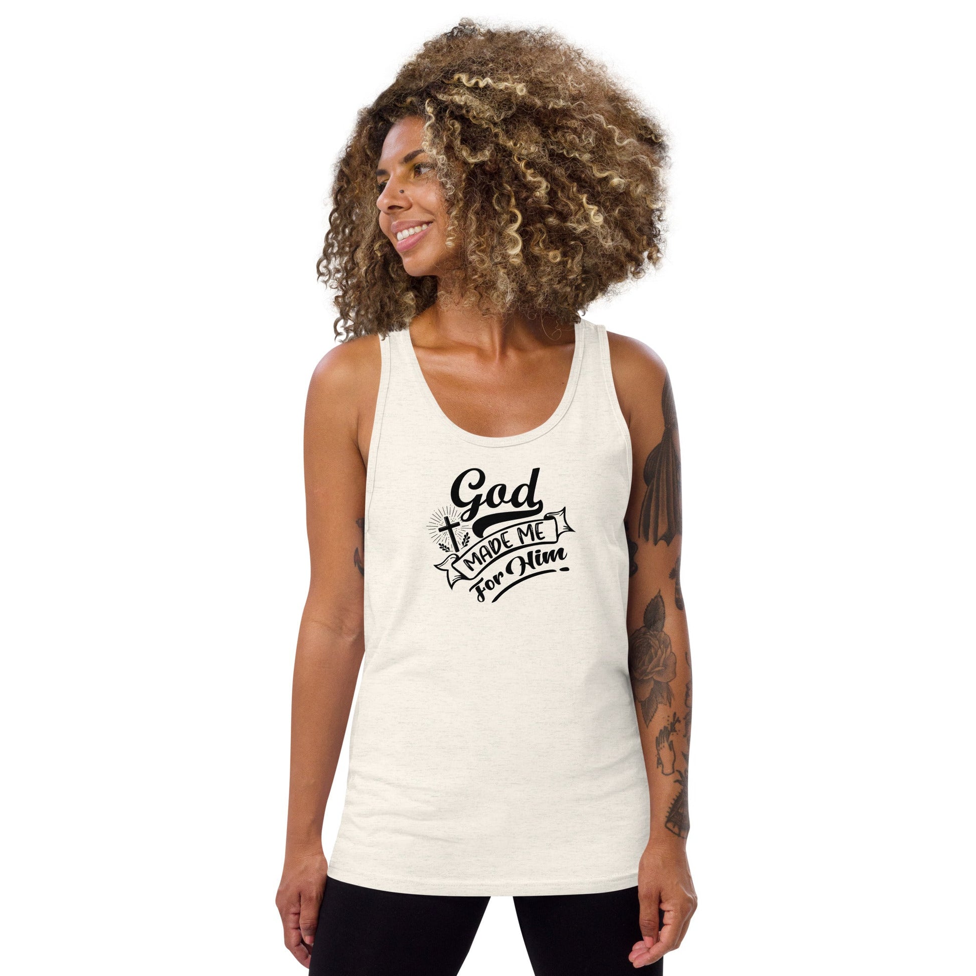 God make me for him - Women's Tank Top