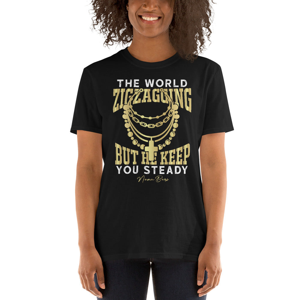 The World Zig Zag Going Short-Sleeve T-Shirt