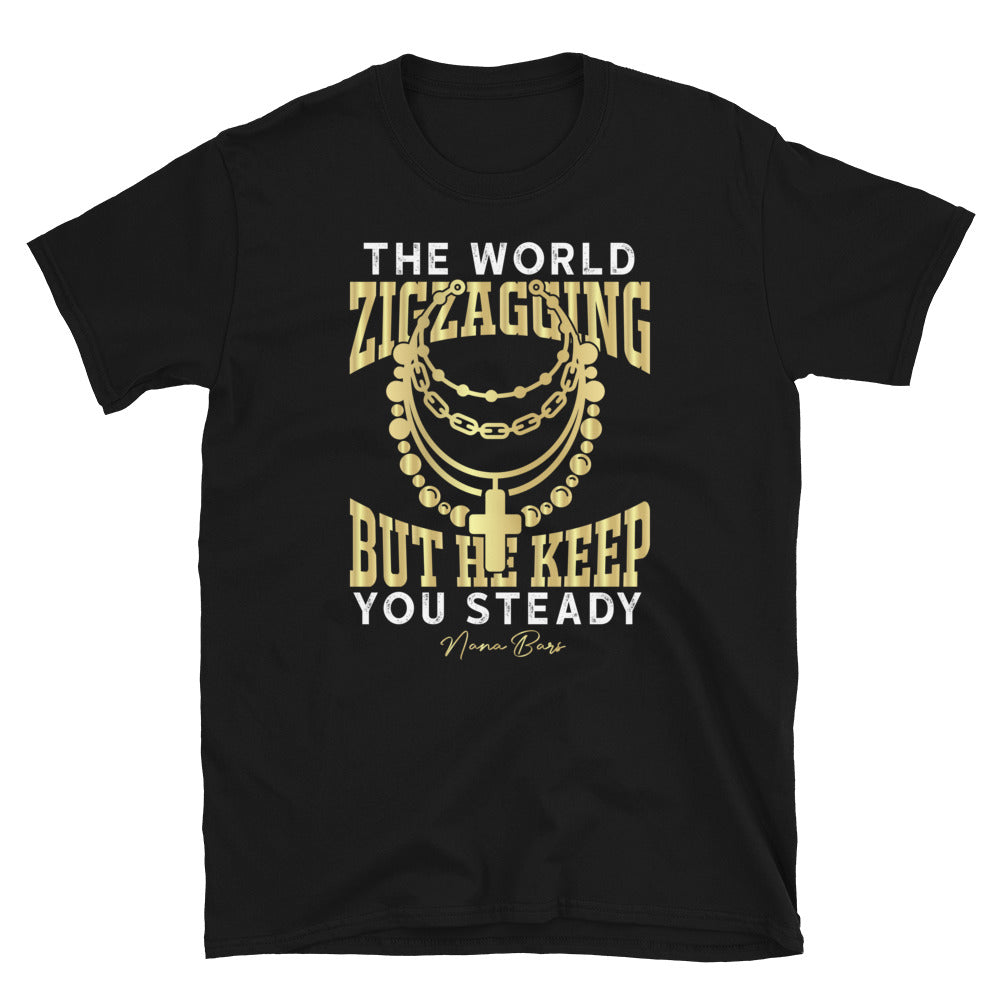 The World Zig Zag Going Short-Sleeve T-Shirt