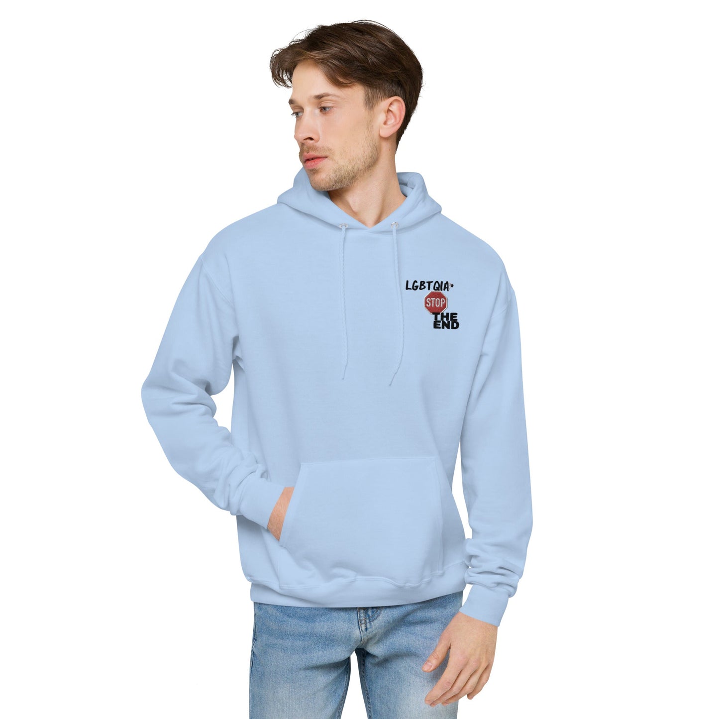 Men's Fleece Hoodie - Lgbtqia