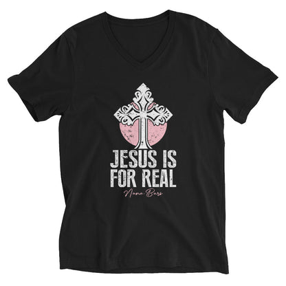 Jesus Is For Real Men's V-Neck T-Shirt