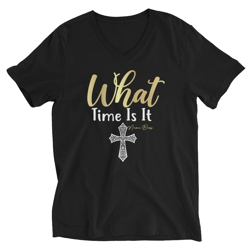 What Time Is It V-Neck T-Shirt