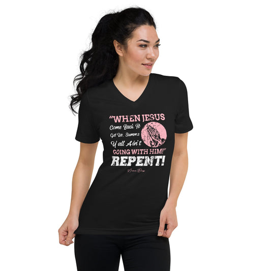 Repent V-Neck T-Shirt